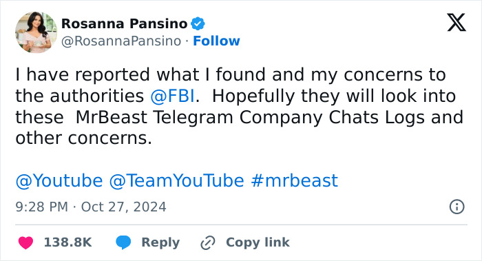 MrBeast Gets Reported To The FBI Over "Innapropriate" Telegram Group Chat With His Employees