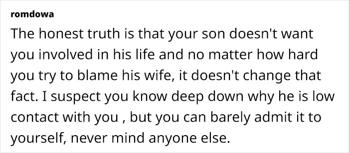 Woman Complains About DIL Who Won’t Let Her See The Grandkids, But The Internet Isn’t Sympathetic