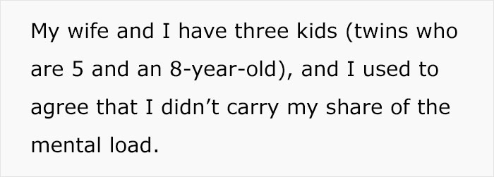Husband Thinks Wife Is Exaggerating Her 'Mental Load': "Seriously Annoyed"