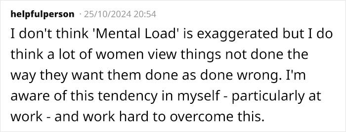 Husband Thinks Wife Is Exaggerating Her 'Mental Load': "Seriously Annoyed"