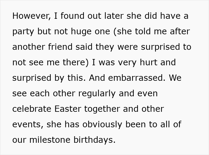 Woman Finds It Strange That Her Bestie Didn't Invite Her To Her B-Day Party, Thinks Of Ending It