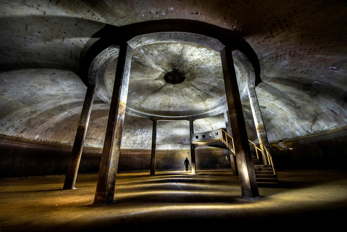 Disused Water Reservoir In Lithuania