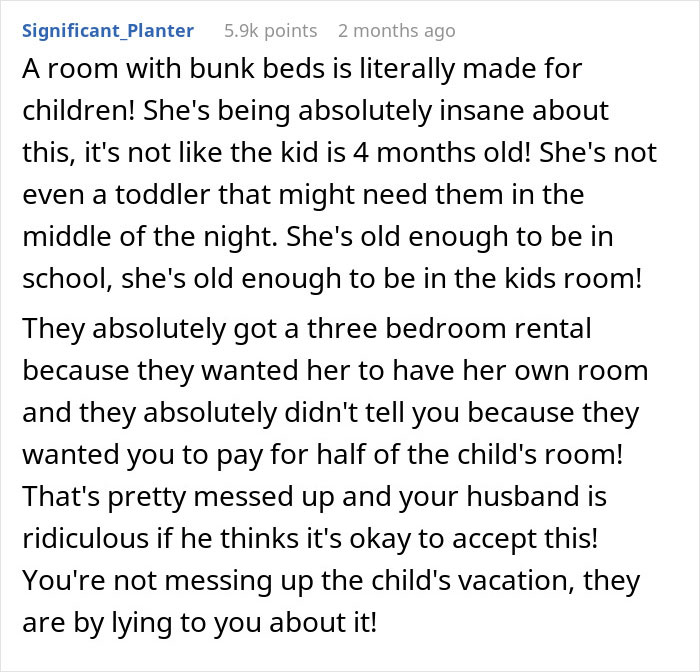 “I Don’t Feel We Are Wrong”: Couple Cancels Family Trip As They Were Given The Bunk Beds