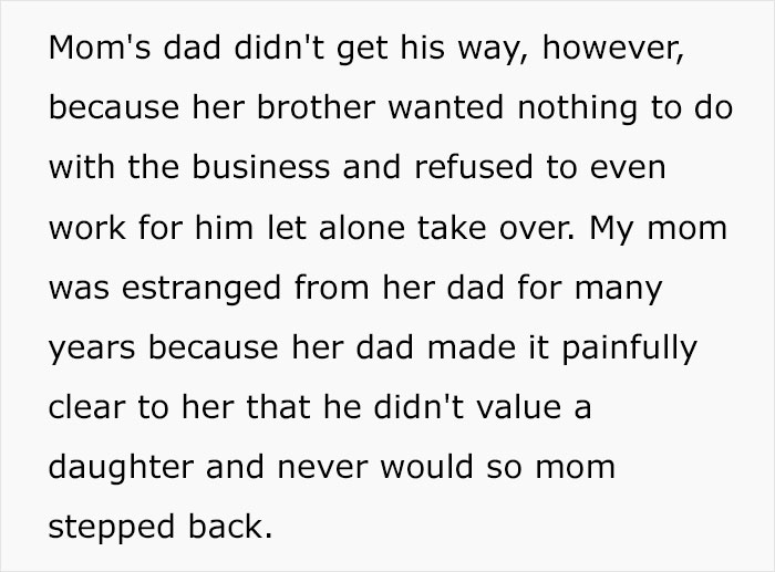 Man Can’t Understand Why He Didn’t Get Equal Inheritance, Gets A Reality Check From Sister