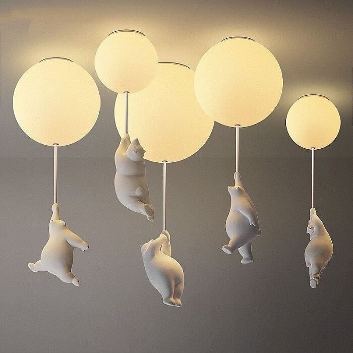 Teddy Bear Ceiling Lights By Elle Home Decor