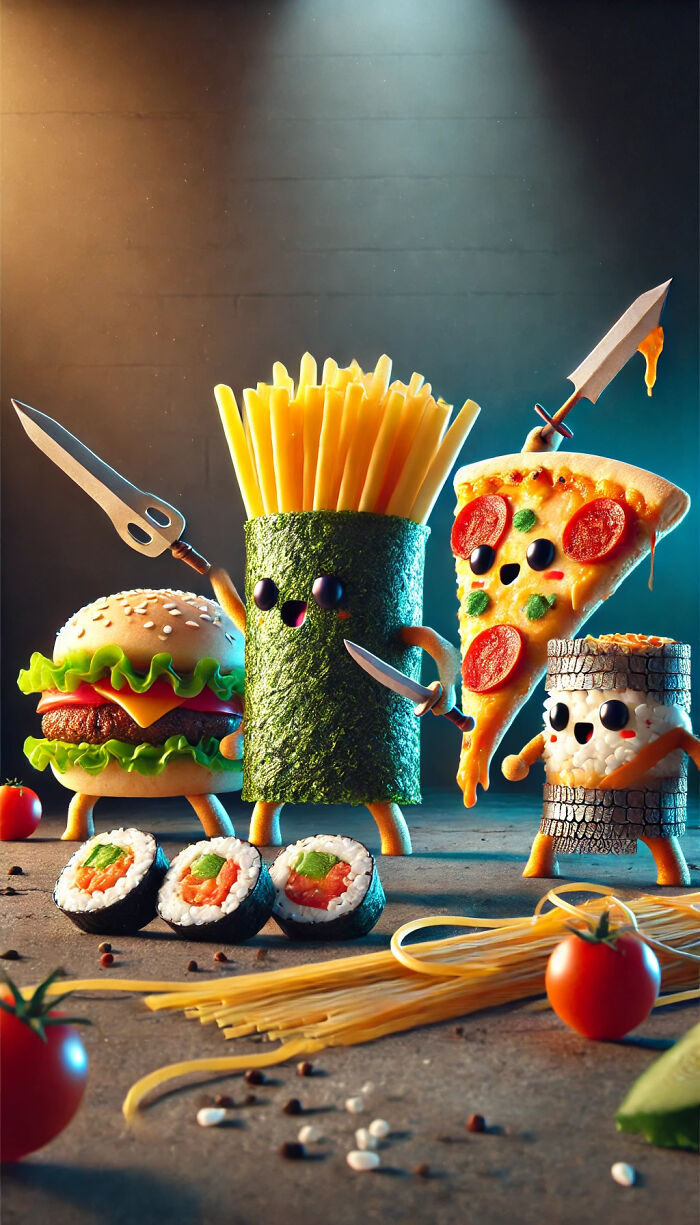 I Created Adorable Food Warriors, And Here Are The 16 Best Ones