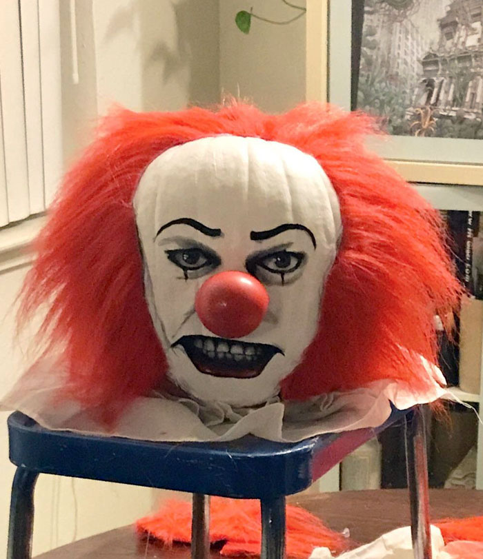 Pennywise, The Tim Curry Pumpkin Made By Me