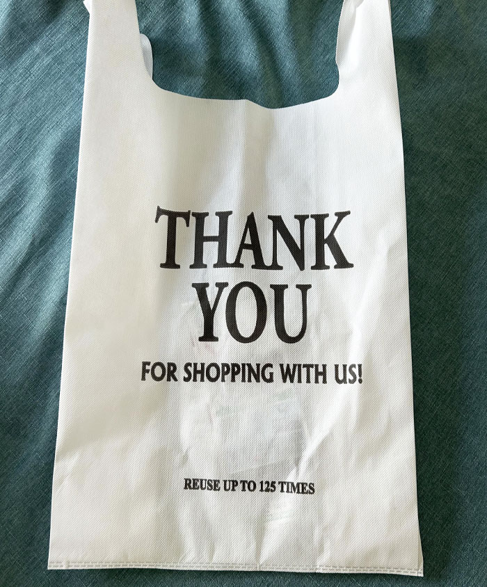 The Grocery Store Gave Me A Bag That Can Be Reused Up To 125 Times