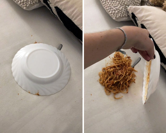 I Dropped My Spaghetti On My Bed