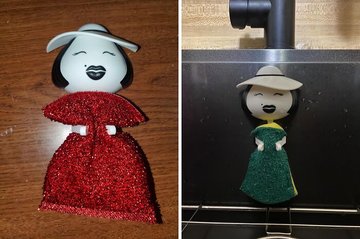 The Mrs. Sponge Kitchen Sponge Holder Is Sassy And Soapy, Everything You Didn't Know Your Sink Needed