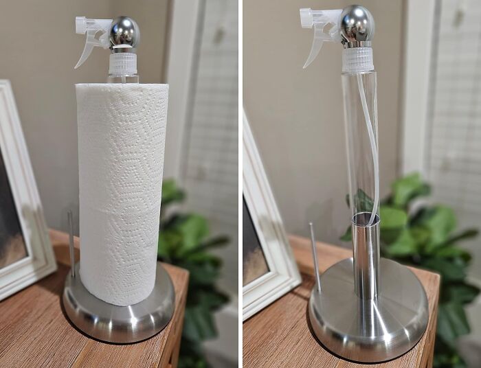  This Paper Towel Holder Is Hiding A Clean Little Secret