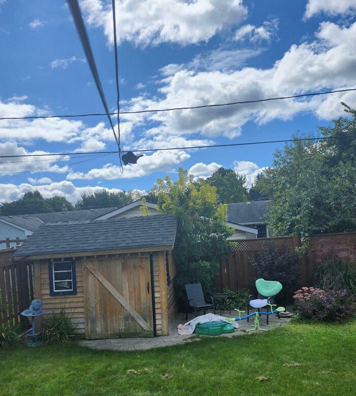 Hung My Shirt Out To Dry, But The Wind Took It