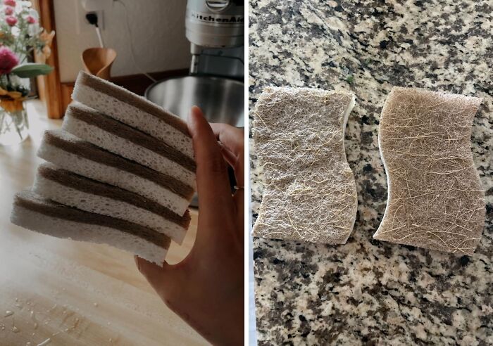 Ditch The Plastic And Embrace The Eco-Friendly Suds! This Natural Kitchen Sponge Will Make Your Dishes Sparkle And Your Conscience Happy