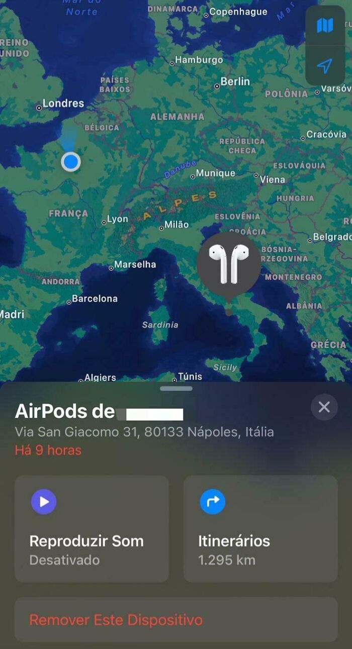 Just Opened My AirPods Case To Realize They're Still In Italy