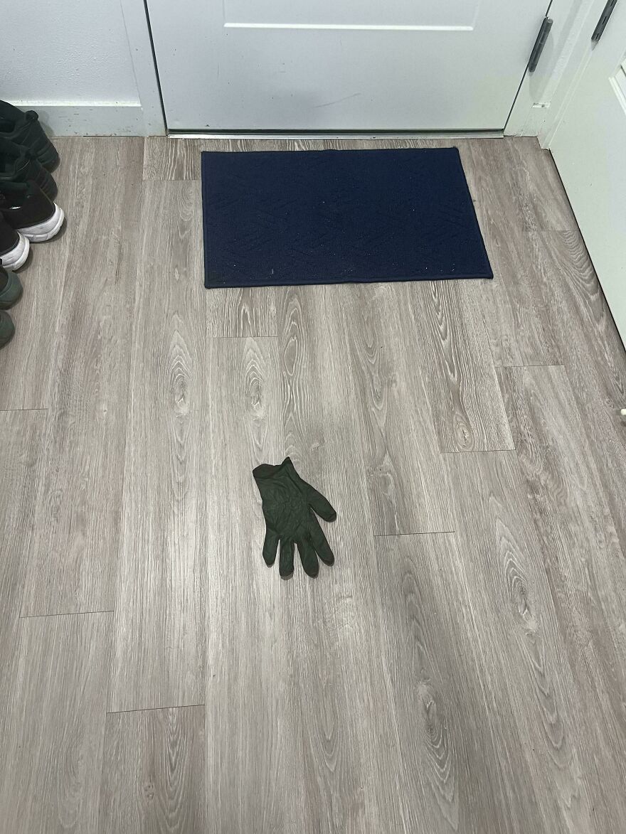 I Woke Up To A Black Glove In My Foyer