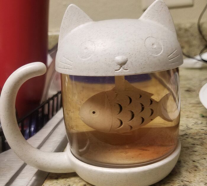 Tired Of Boring Teacups? This Cute Glass Cat Cup Is The Purr-Fectly Quirky Alternative. It's So Cute, You'll Want To Use It Every Day