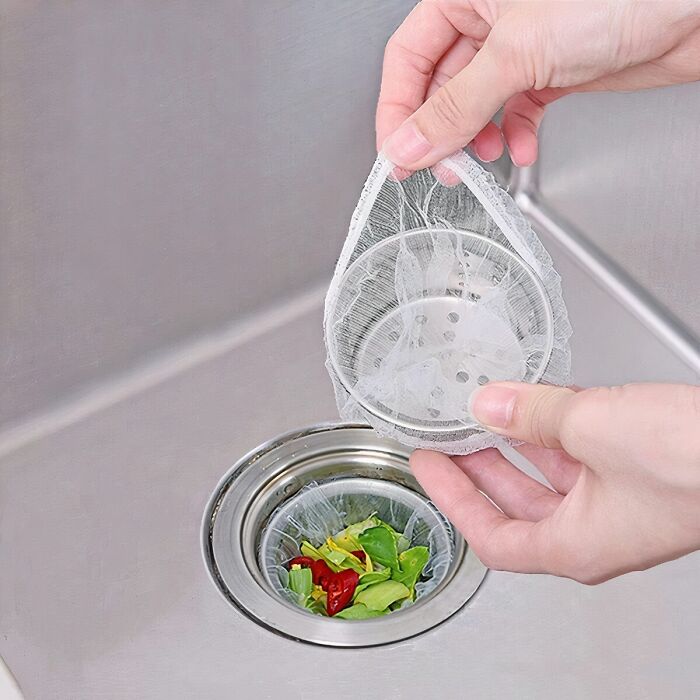 Tired Of Fishing Food Scraps Out Of Your Drain? This Mesh Bag Will Catch Everything, So You Can Spend Less Time Cleaning And More Time Enjoying Your Meals