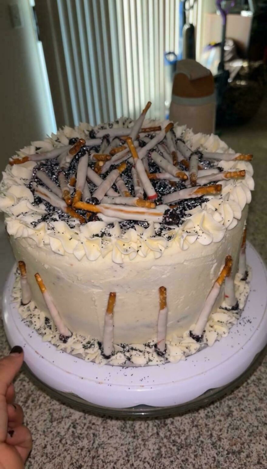 A Cigarette Cake