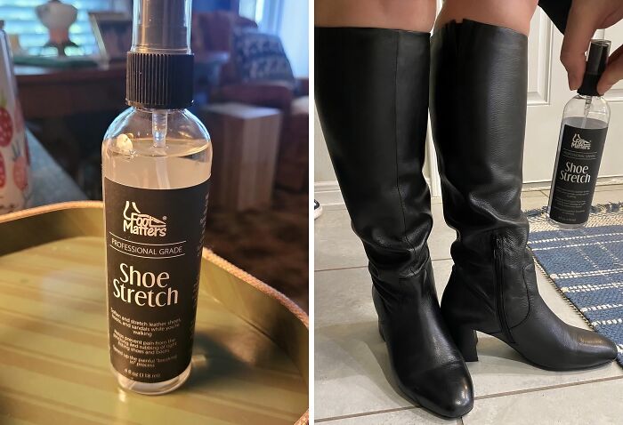  Professional Boot & Shoe Stretch Spray Is For All Of Us Who Has A Little Too Much Calf For That Gorgeous Pair Of Boots We Have Been Eyeing