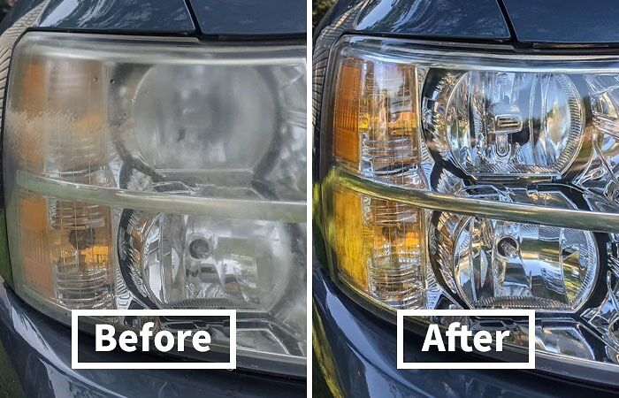  Clear Plastic Cleaner & Polish Will Have Your Car's Headlights Shining Brighter Than The Day You Bought It