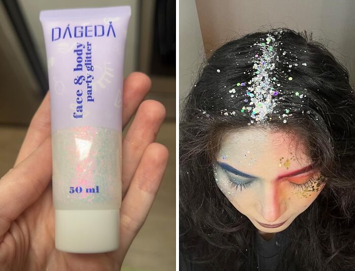  Body Glitter Gel Is Perfect For A Low-Commitment Halloween Costume