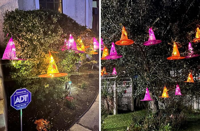  Hanging Witch Hat String Lights Will Give Your Front Yard That Salem Chic Look You Have Been Missing