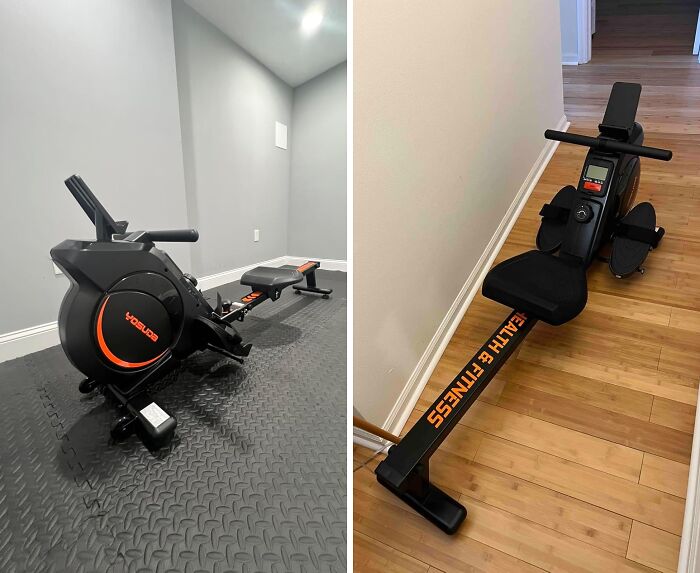  This High-Tech Water Rowing Machine Gives You That Intense Gym Burn At Home, With Much Less Strain On Your Joints And Muscles