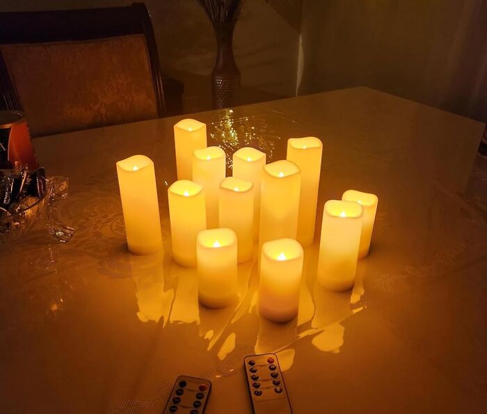  Remote Controlled LED Candles Gives You That Spooky Vibe For Your Séance Without The Fire Hazzard