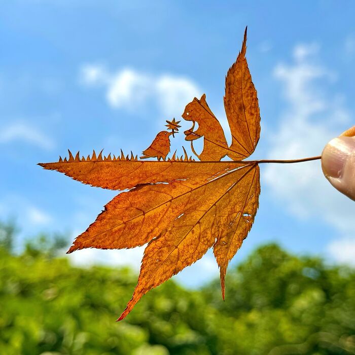 Nature’s Canvas: The Unbe-Leaf-Able Art Of Lito Leaf (New Pics)