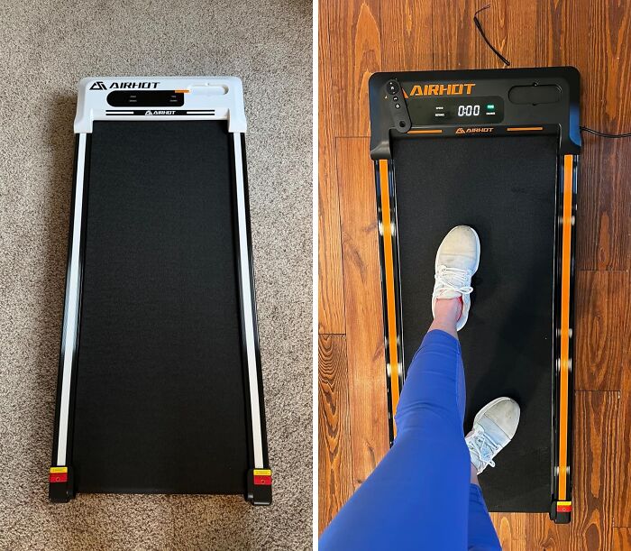 Who Needs A Gym Membership When You Can Walk And Work (Or Walk And Netflix) At The Same Time? This Under Desk Treadmill Is The Ultimate Productivity Hack (And Maybe Even The Key To Finally Hitting Your Step Goals)