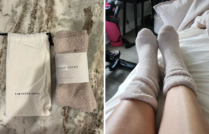 If You're Looking For Socks That Feel Like A Warm Hug For Your Feet, These Cloud Socks Will Have You Floating On Cloud Nine