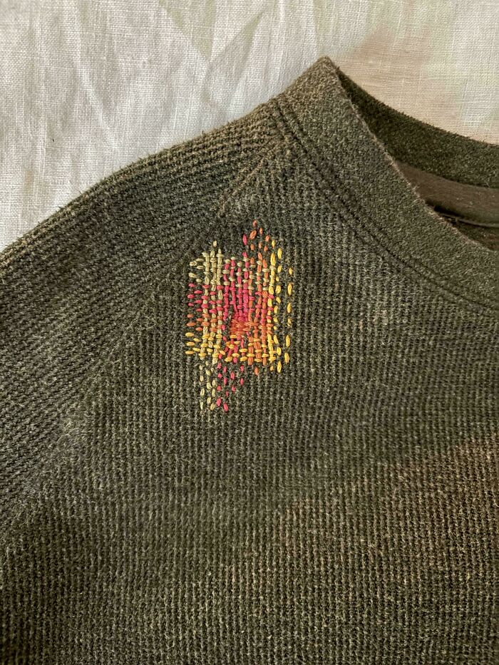 My First Time Darning!