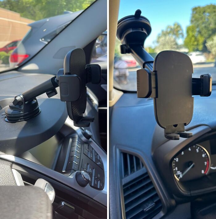 Say Goodbye To Fumbling For Your Phone With This Car Phone Holder Mount That Keeps Your Device Within Reach, Whether You're Checking Directions Or Blasting Your Road Trip Playlis