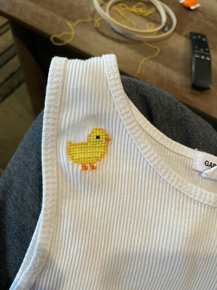 Had A Stain On A Shirt, Fixed It With A Little Ducky!