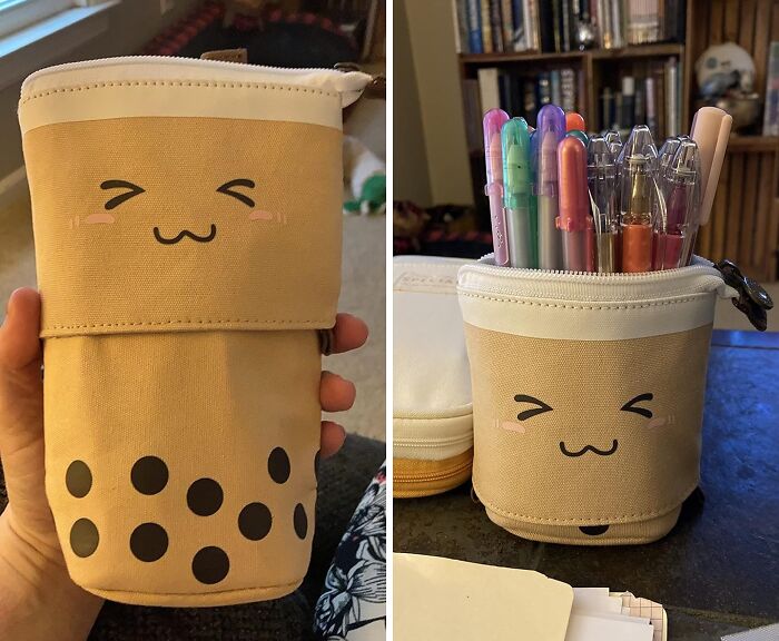  As Far As Pencil Cases Go, This Boba Tea Pencil Case Is Among The Cutest We Have Seen