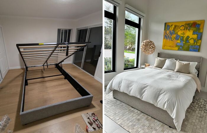  A Queen Size Lift Up Storage Bed Is By Far The Best Sollution For Cramped Apartments That Are Short On Space