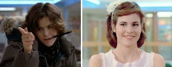 In "The Breakfast Club" (1985), No One Wants To Date The Sassy Goth Girl Until She Is Made Over Into A "Pink Princess." This Is The Most Unrealistic Detail In Any Work Of Fiction Ever Written