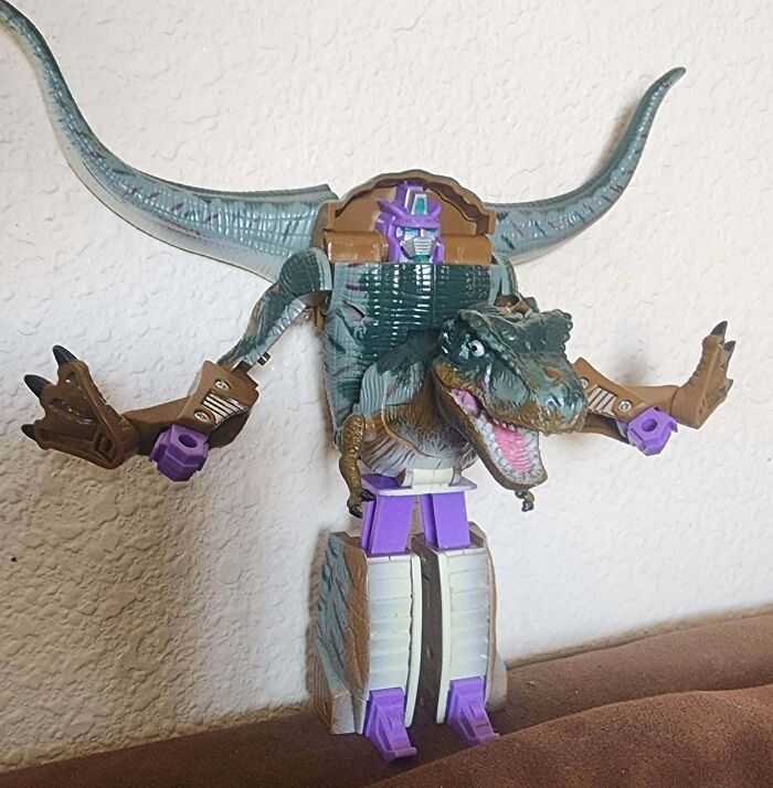 A Transforming Dinosaur Robot Toy My Son Got