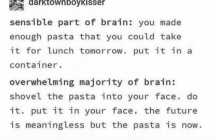 The Pasta Is Now