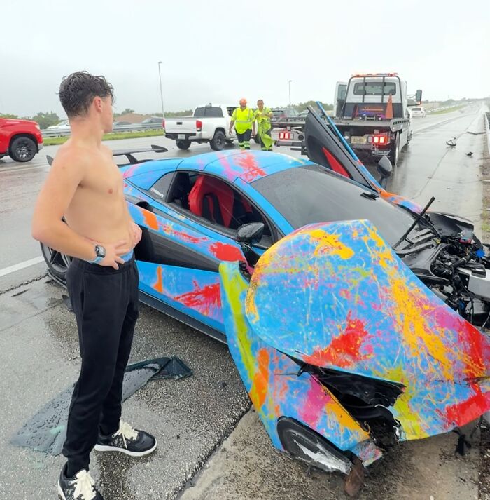 YouTuber Jack Doherty Crashes His $200K McLaren While Texting Behind The Wheel During Live Stream