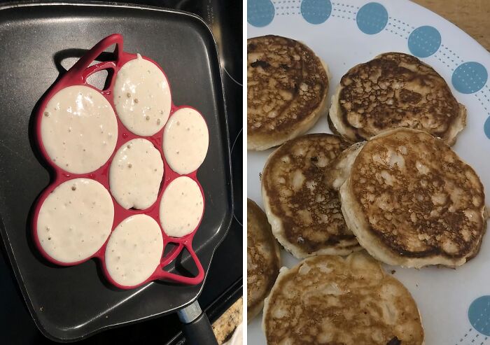 Breakfast Just Got A Whole Lot Better! This Clever Silicone Pancake/Egg Ring Is The Ultimate Morning Multitasker - It Cooks, It Contains, And It Makes Your Breakfast Look Adorable