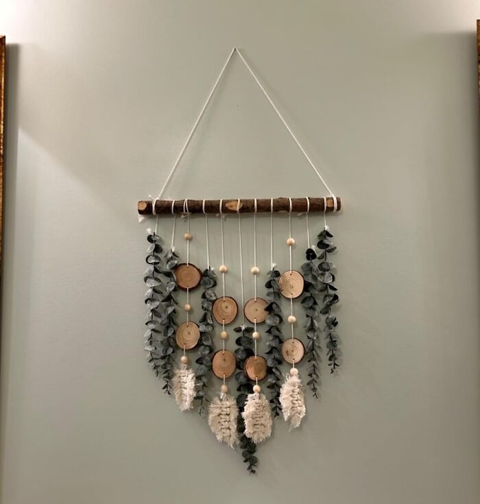  This Eucalyptus Wall Hanging Fuses Macrame, Dream Catchers, And Botany For A Boho Trifecta