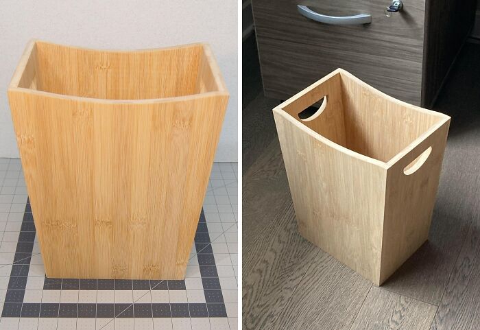  A Bamboo Trash Can Is Way More Eco-Friendly Than A Cheap Plastic One That Is Bound To Bend Or Break In A Year Or Two