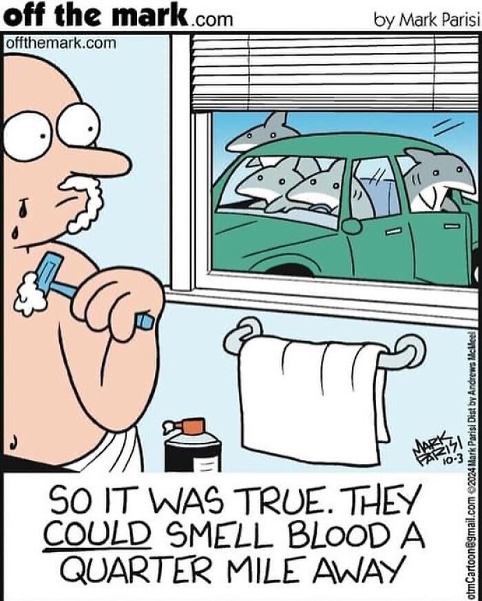 Funny "Off The Mark" Comics By Mark Parisi