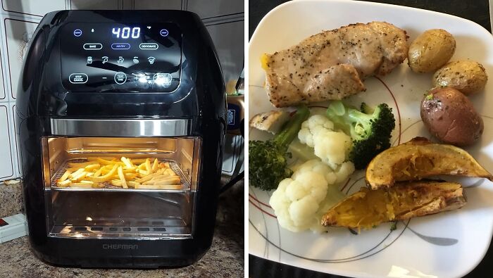 Cook Like You're Living In The Jetsons' Kitchen With This Multifunctional Digital Air Fryer And Rotisserie 