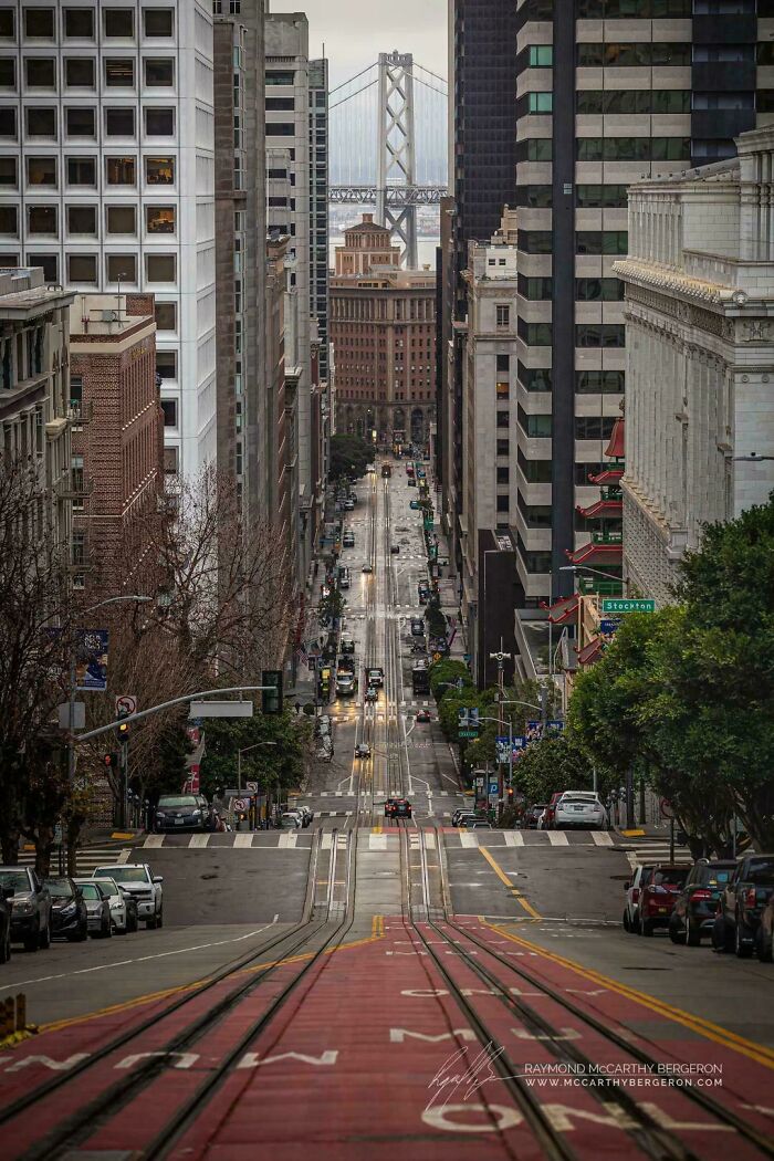 I Have A Huge Fear Of Heights And The Grade Of The Streets In San Francisco Test That, But This View Was Worth Looking Over; Taken Just Before Sunrise