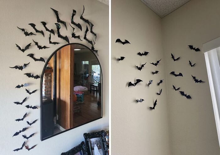 Hang A Touch Of Halloween Whimsy On Your Office Wall With The Bat Wall Decor