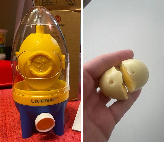 Crack Open The Secret To Instagram-Worthy Eggs With This Ingenious Golden Egg Maker - A Spin-Tacular Device That Scrambles The Ordinary And Makes Your Boiled Eggs Shine Like Gold!