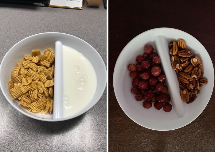 Keep Your Cereal Crispy And Your Milk Cool With The Anti-Soggy Cereal Bowl. This Breakfast Game-Changer Lets You Savor Every Bite To The Very Last Spoonful!