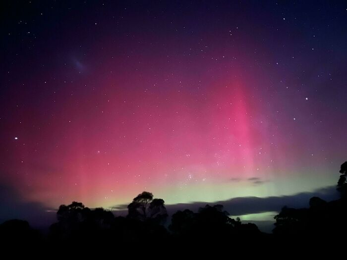 Went To Tassie And Captured Aurora Australis On My iPhone